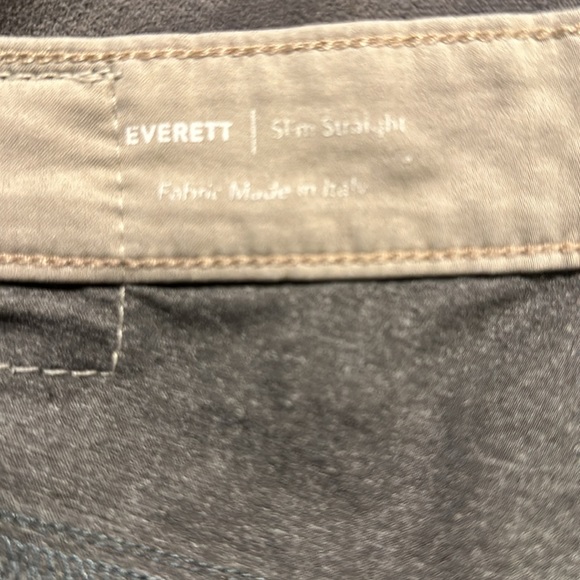 Gray lightweight chino pants. Soft to touch. - Picture 3 of 5